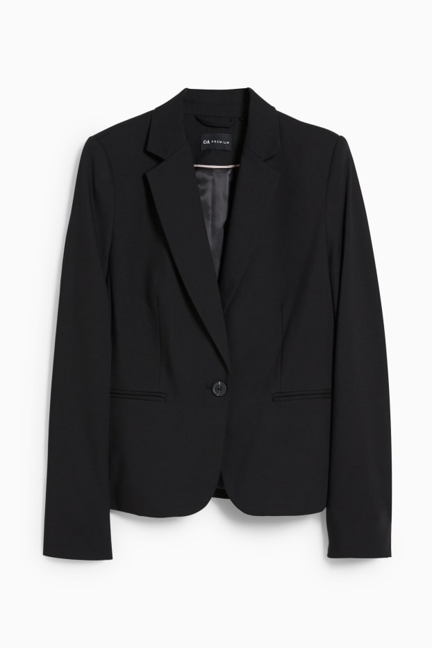 Donna - Blazer - regular fit - nero