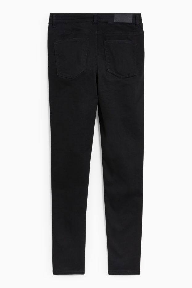 Donna - Skinny jeans - vita media - jeans modellanti - LYCRA® - nero
