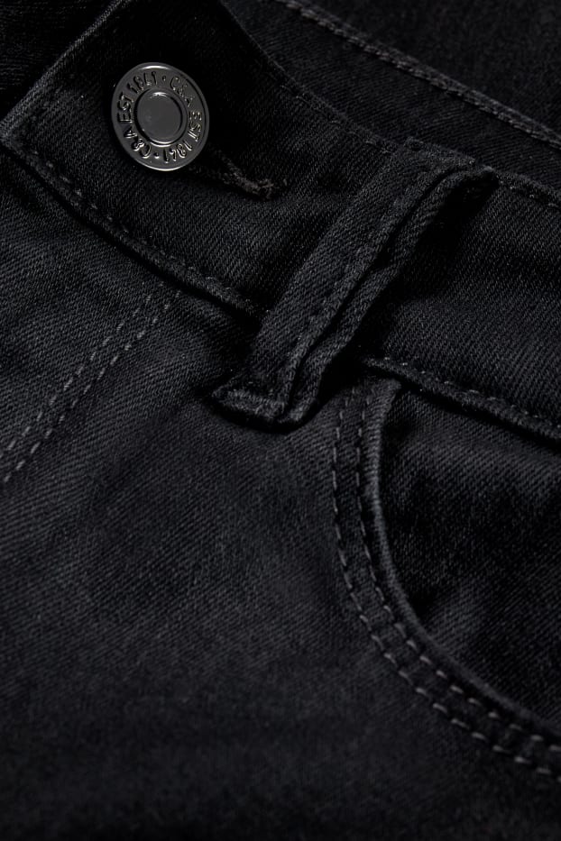 Donna - Skinny jeans - vita media - jeans modellanti - LYCRA® - nero