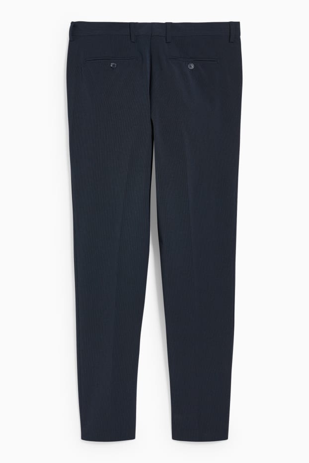 Hommes - Pantalon de costume - slim fit - Flex - LYCRA® - Mix & Match - bleu foncé
