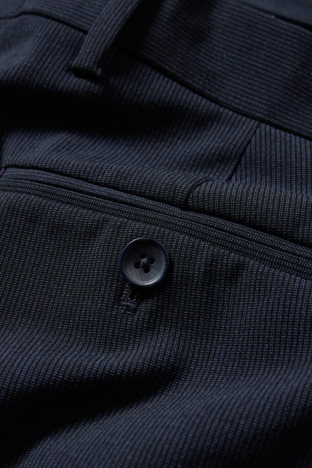 Hommes - Pantalon de costume - slim fit - Flex - LYCRA® - Mix & Match - bleu foncé