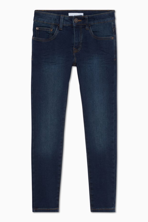 Kinder Jungen - Skinny Jeans - dunkeljeansblau
