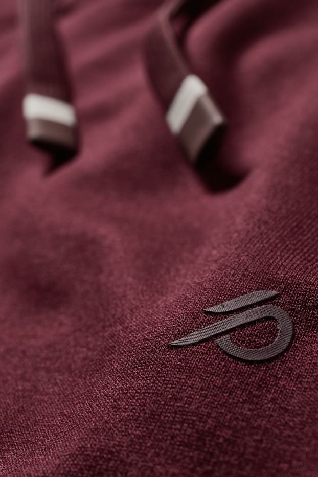 Kobiety - Spodnie dresowe - bordowy