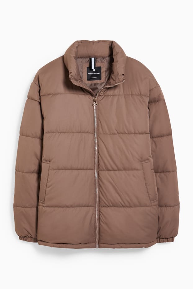 Men - Quilted jacket - Coffee