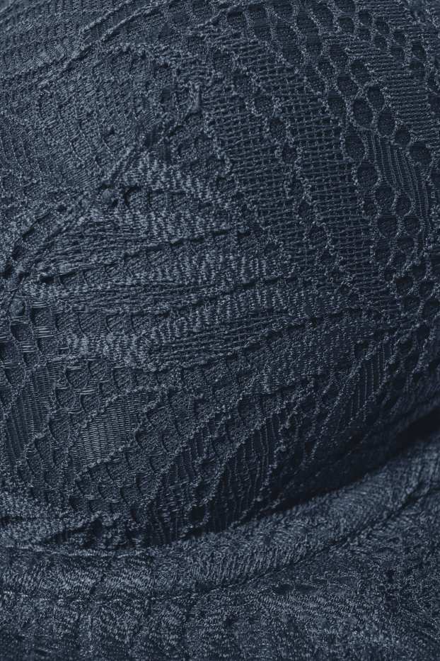 Dames - BH met beugels - DEMI - gewatteerd - LYCRA® - donkerblauw