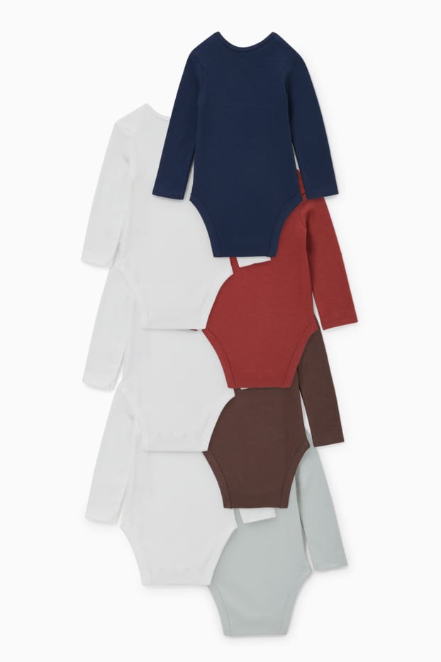 Baby Boys - Multipack of 7 - baby bodysuit - white
