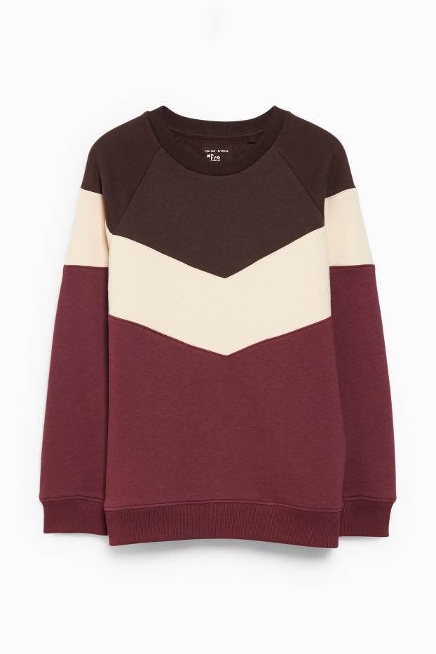 Kinder Buben - Sweatshirt - genderneutral - bordeaux