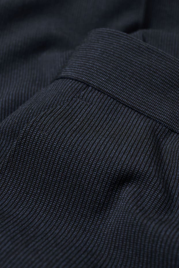 Pánské - Oblekové kalhoty - regular fit - LYCRA® - Mix & Match - tmavomodrá