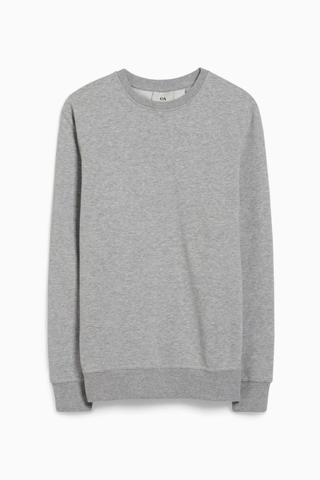 Hommes - Sweat - gris clair chiné