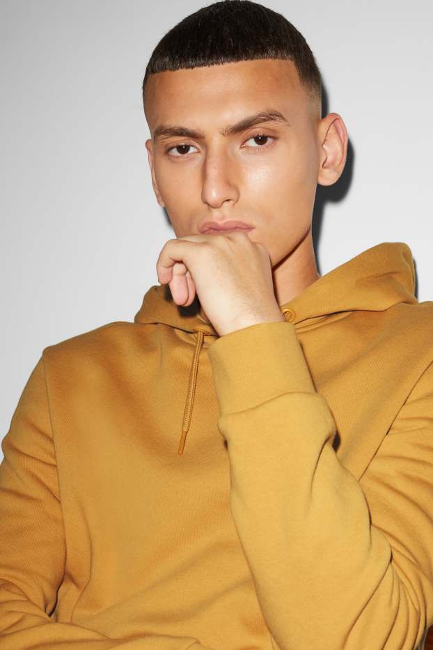 Bărbați - Hanorac - galben melanj