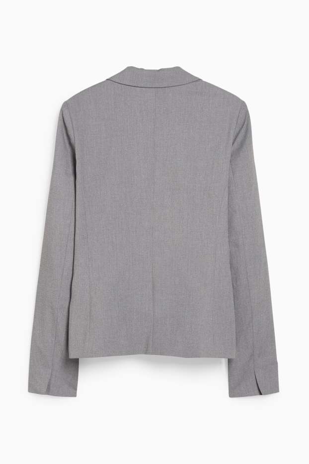 Mujer - Americana - regular fit - gris jaspeado