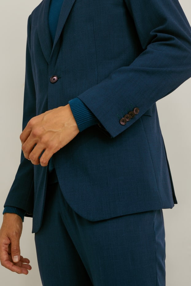 Uomo - Giacca coordinabile - slim fit - Flex - LYCRA® - blu scuro