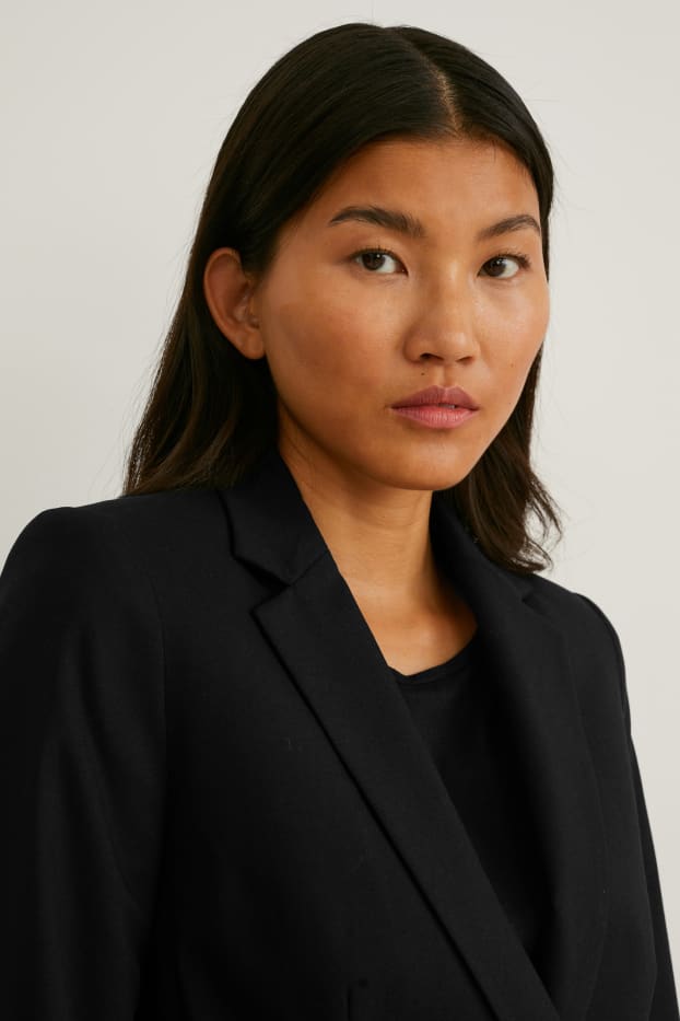 Donna - Blazer - regular fit - nero