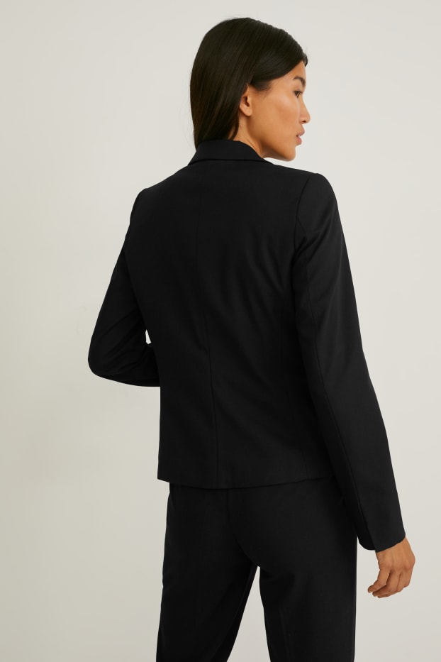 Donna - Blazer - regular fit - nero