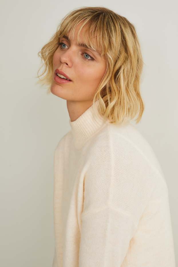 Femmes - Pullover  - abricot