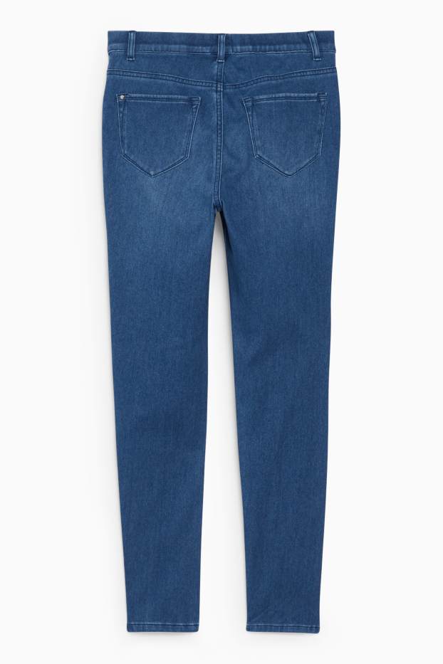 Dames - Jegging jeans - high waist - 4 Way Stretch - jeansblauw