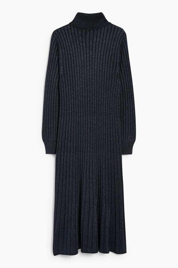 Femmes - Robe de maille - noir