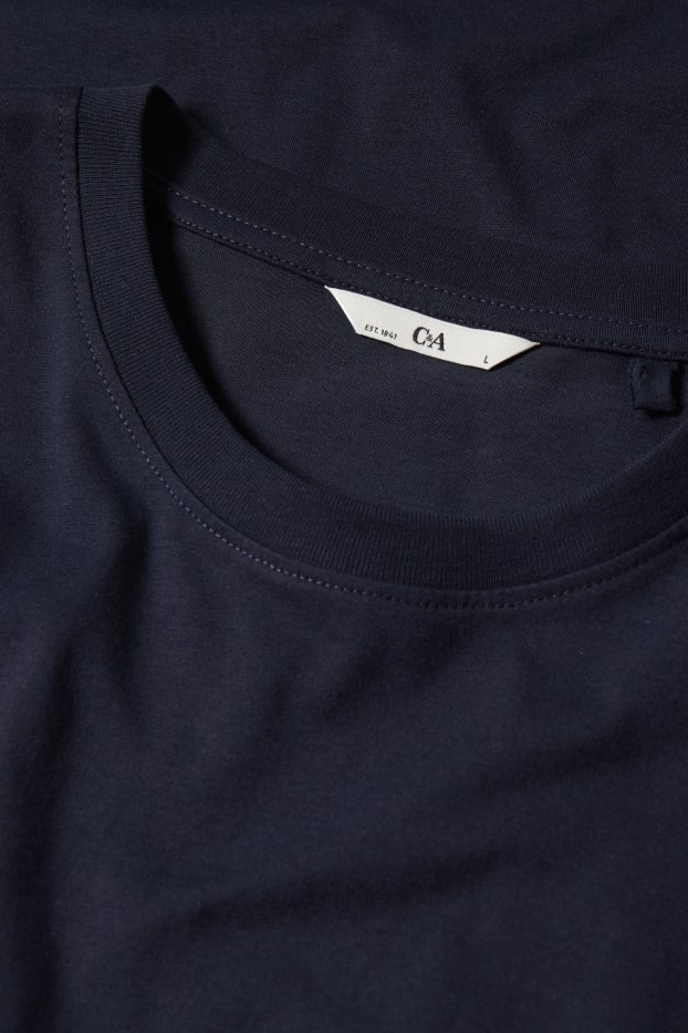 Bărbați - Tricou - regular fit - albastru închis