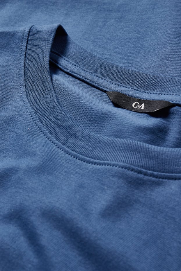 Uomo - T-shirt - blu