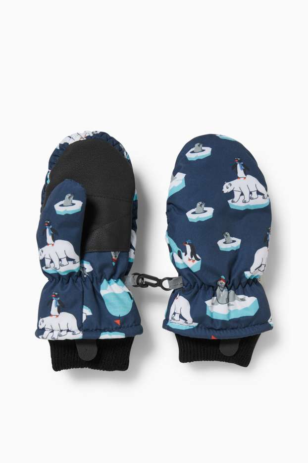 Kinder Jungen - Fäustlinge - dunkelblau