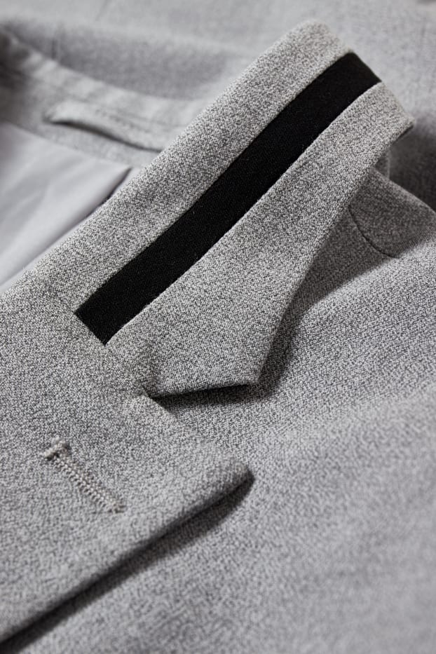 Bărbați - Sacou modular - slim fit - Flex - LYCRA® - gri deschis melanj