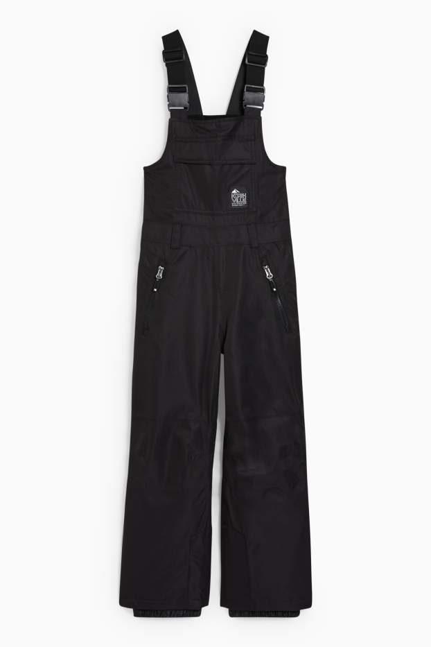 Kinder Buben - Skihose - schwarz