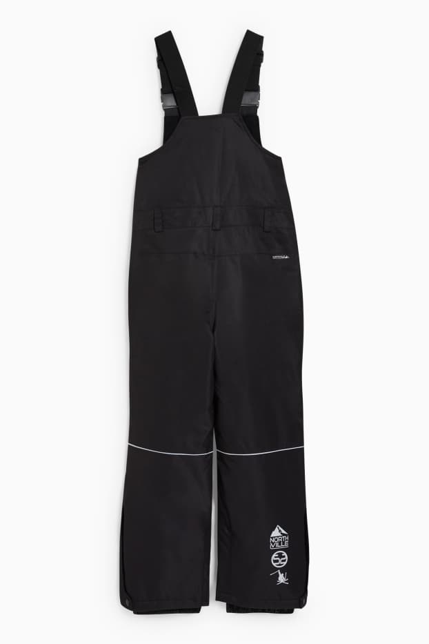 Kinder Buben - Skihose - schwarz