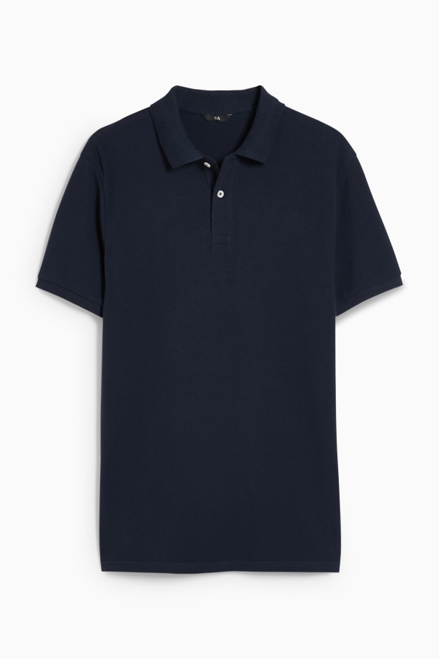 Hommes - Polo - bleu foncé