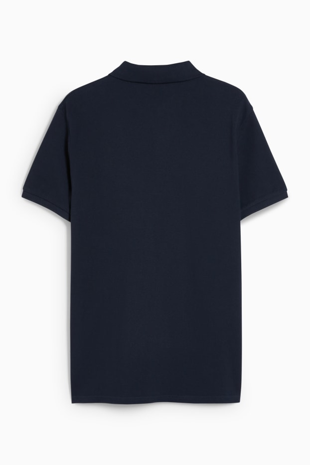 Hommes - Polo - bleu foncé