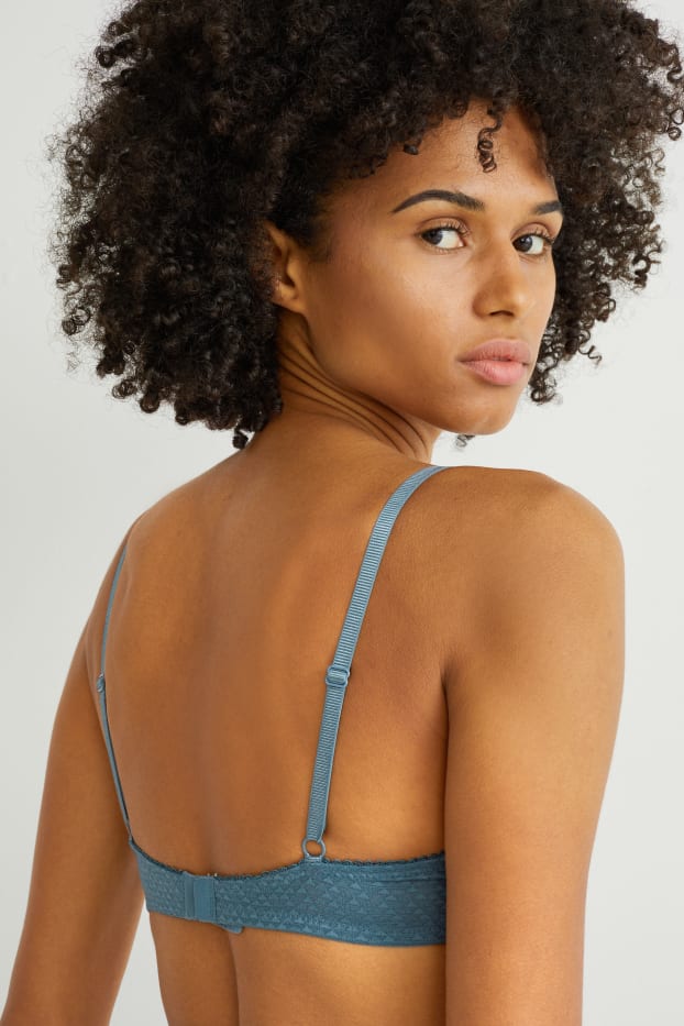 Femmes - Soutien-gorge avec armatures - DEMI - ampliforme - vert