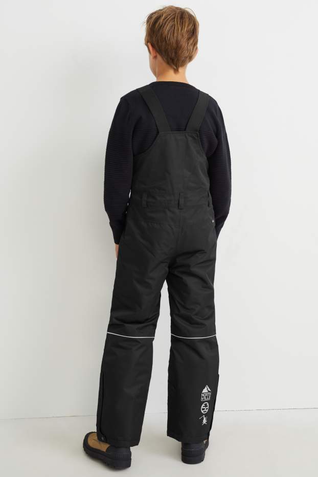 Kinder Buben - Skihose - schwarz