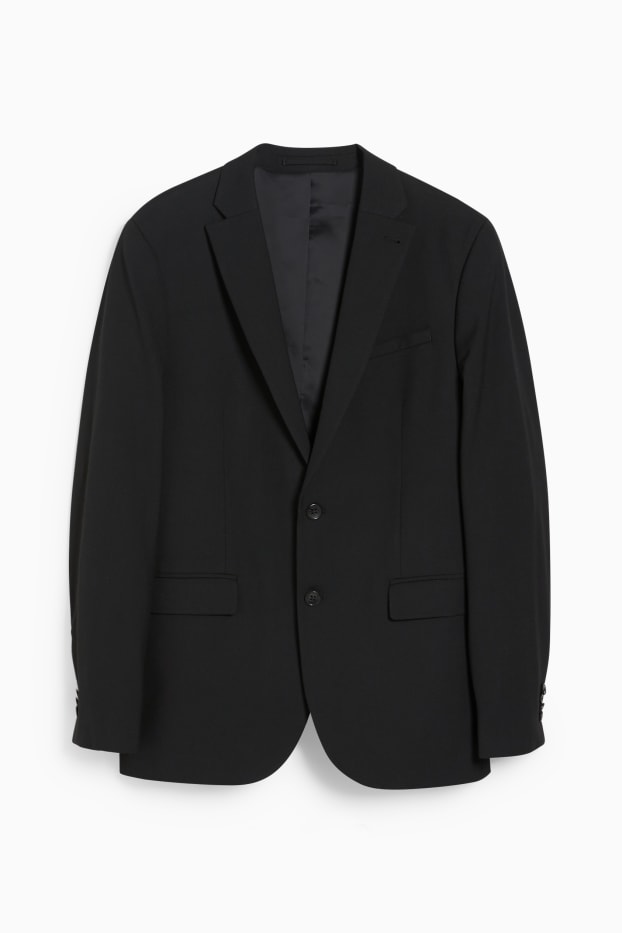 Pánské - Oblekové sako - slim fit - Flex - LYCRA® - Mix & Match - černá