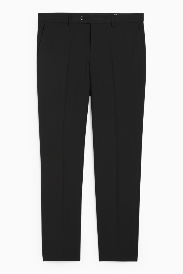 Hommes - Pantalon de costume - regular fit - Flex - LYCRA® - Mix & Match - noir