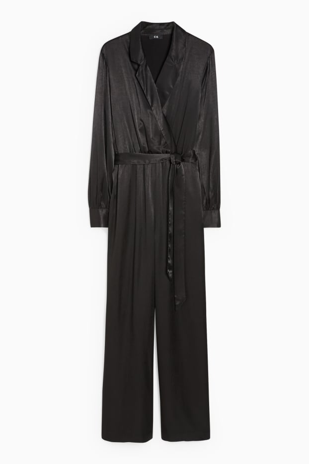 Damen - Jumpsuit - schwarz