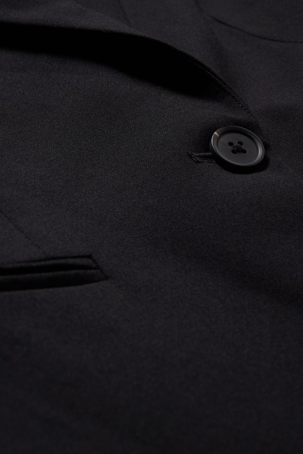Dames - Business-blazer - getailleerd - zwart