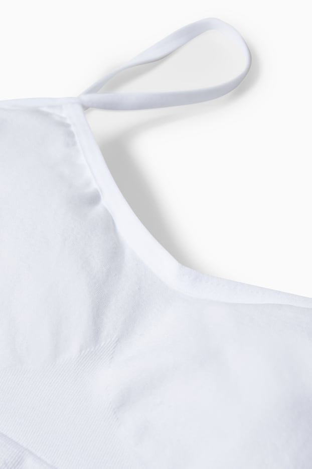 Donna - Confezione da 2 - brassière - senza cuciture - LYCRA® - bianco