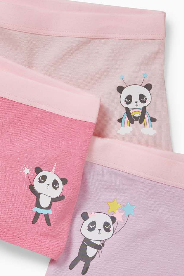 Kinder Mädchen - Multipack 3er - Boxershorts - rosa