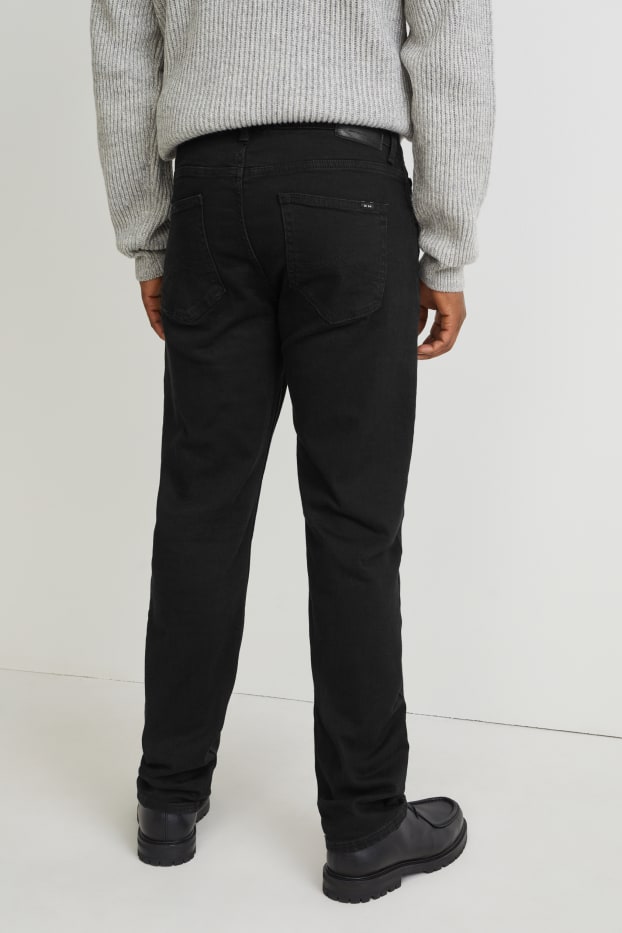 Herren - Straight Jeans - schwarz