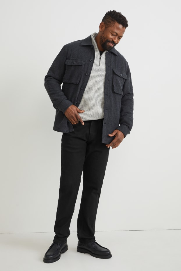 Herren - Straight Jeans - schwarz