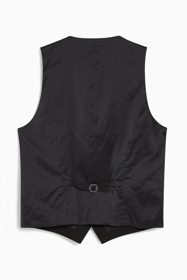 Men - Mix-and-match waistcoat - regular fit - Flex - LYCRA® - black