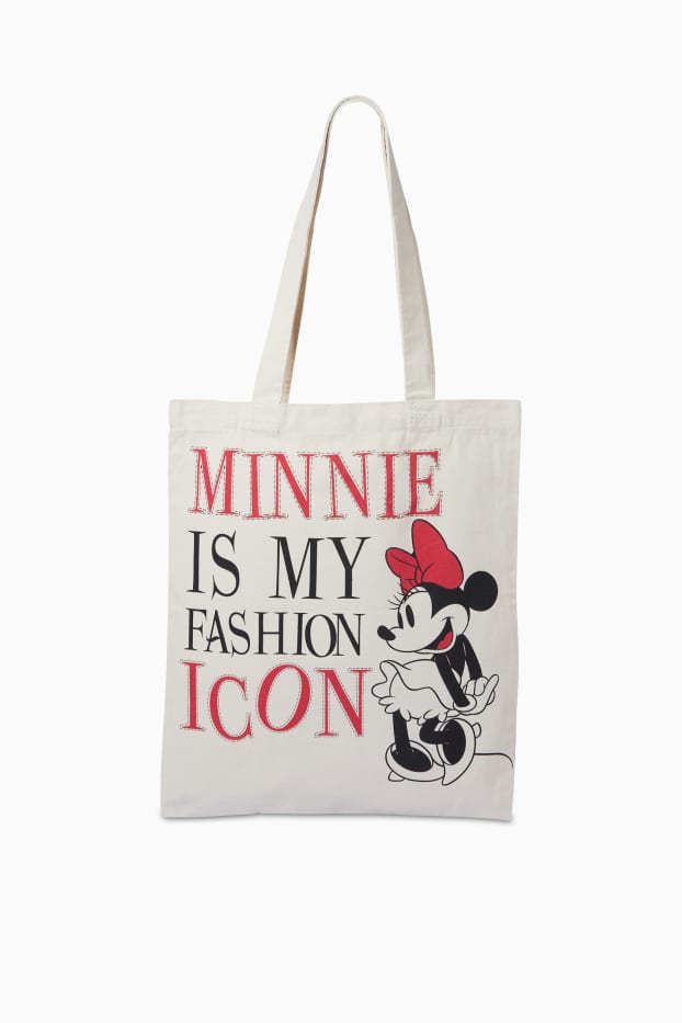 Femmes - Minnie Mouse - sac de jute - blanc crème