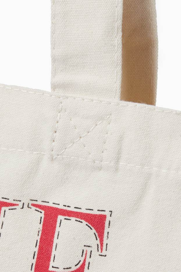 Femmes - Minnie Mouse - sac de jute - blanc crème
