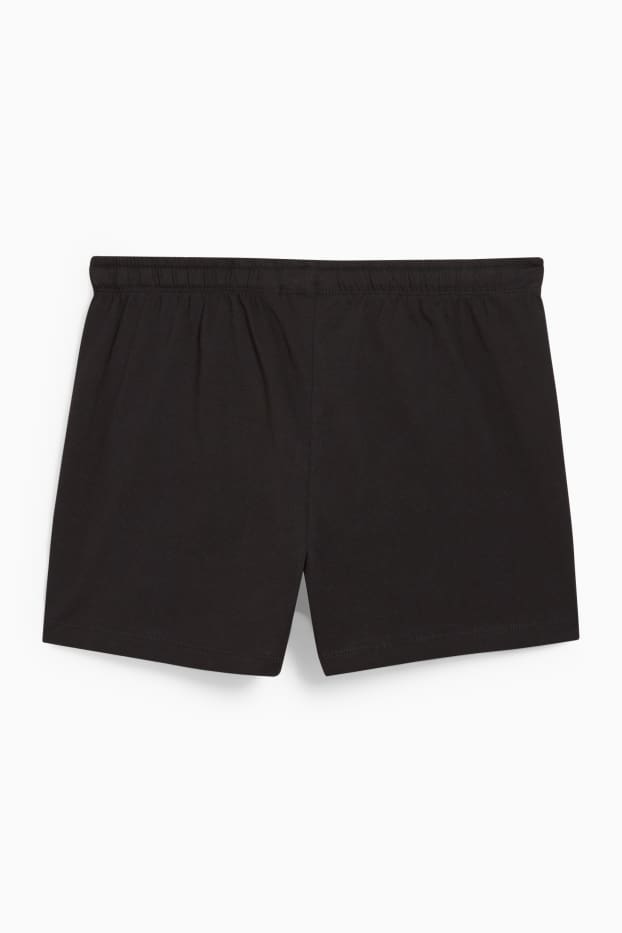 Femmes - Short de pyjama de Noël - Le Grinch - noir