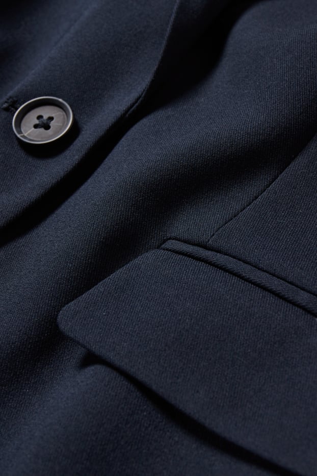 Femmes - Blazer de bureau - cintrée - bleu foncé