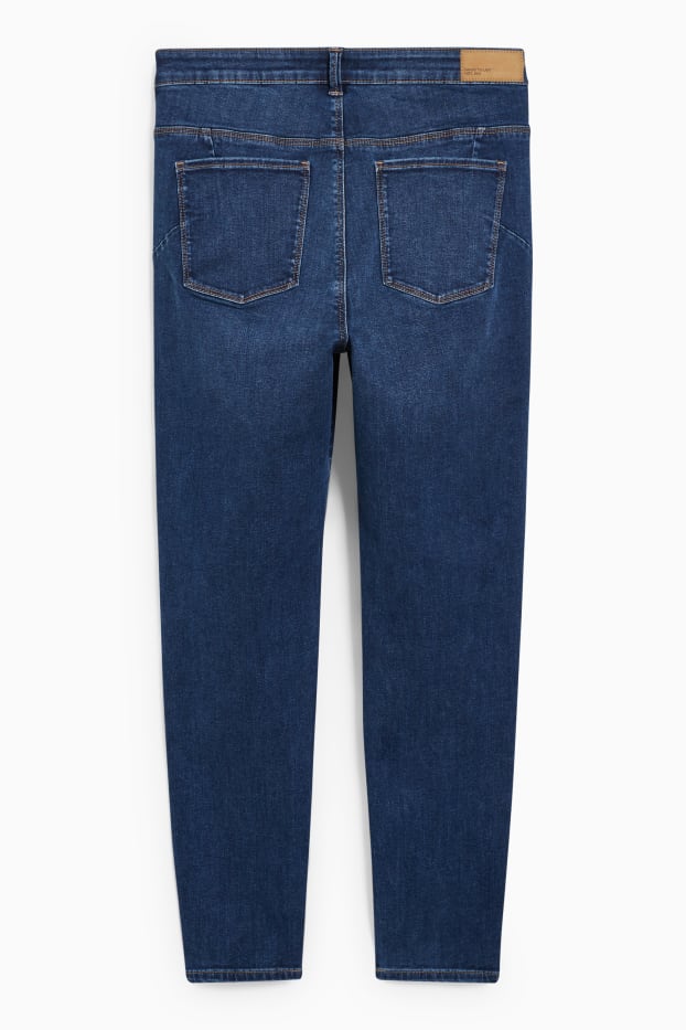 Damen - Skinny Jeans - Mid Waist - LYCRA® - jeansblau