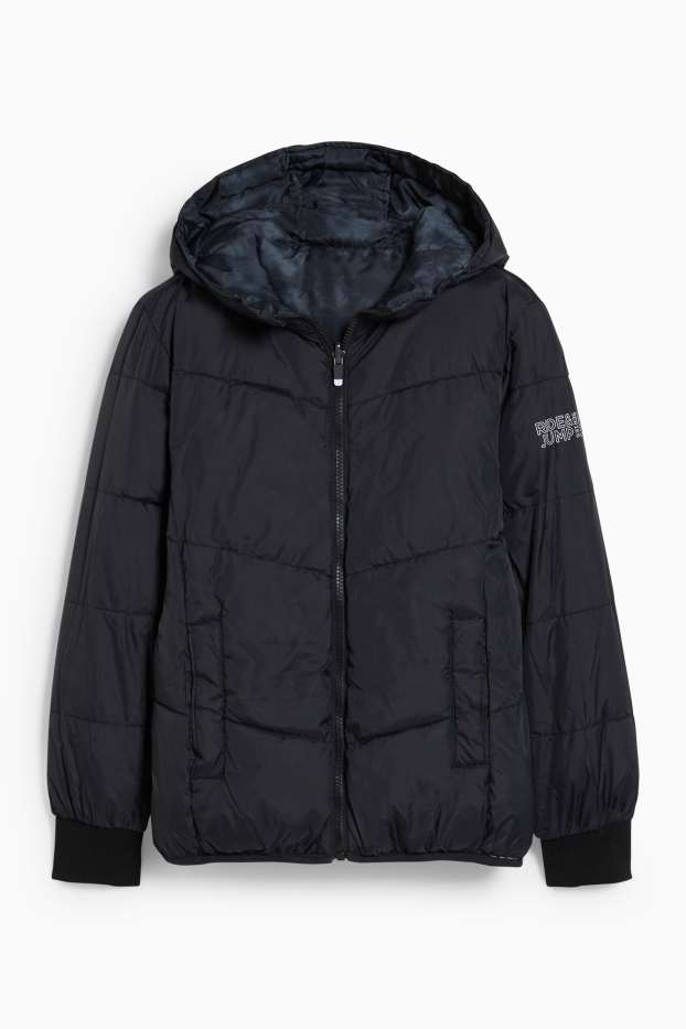 Enfants garçons - Veste réversible - noir