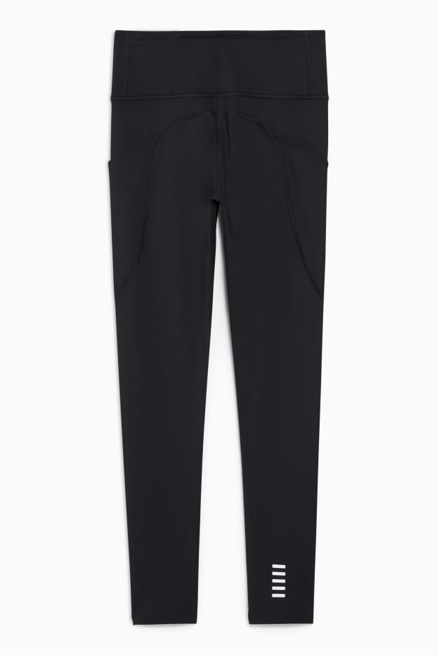 Mujer - Leggings funcionales - Compressive - running - 4 Way Stretch - negro
