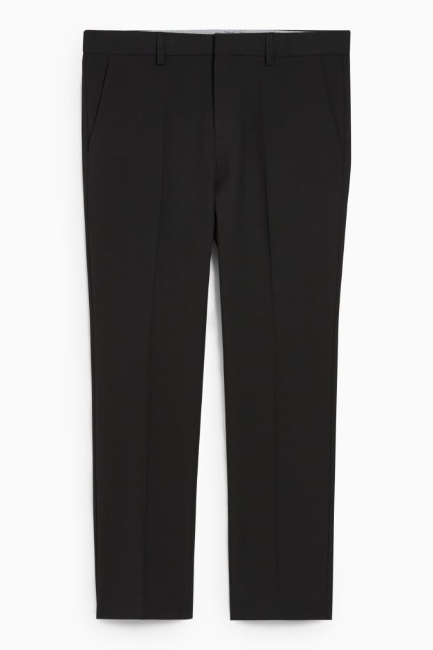 Bambini - Taglie forti - pantaloni coordinabili - stretch - LYCRA® - nero