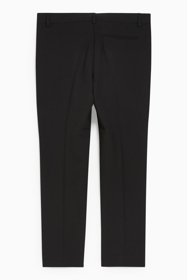 Bambini - Taglie forti - pantaloni coordinabili - stretch - LYCRA® - nero
