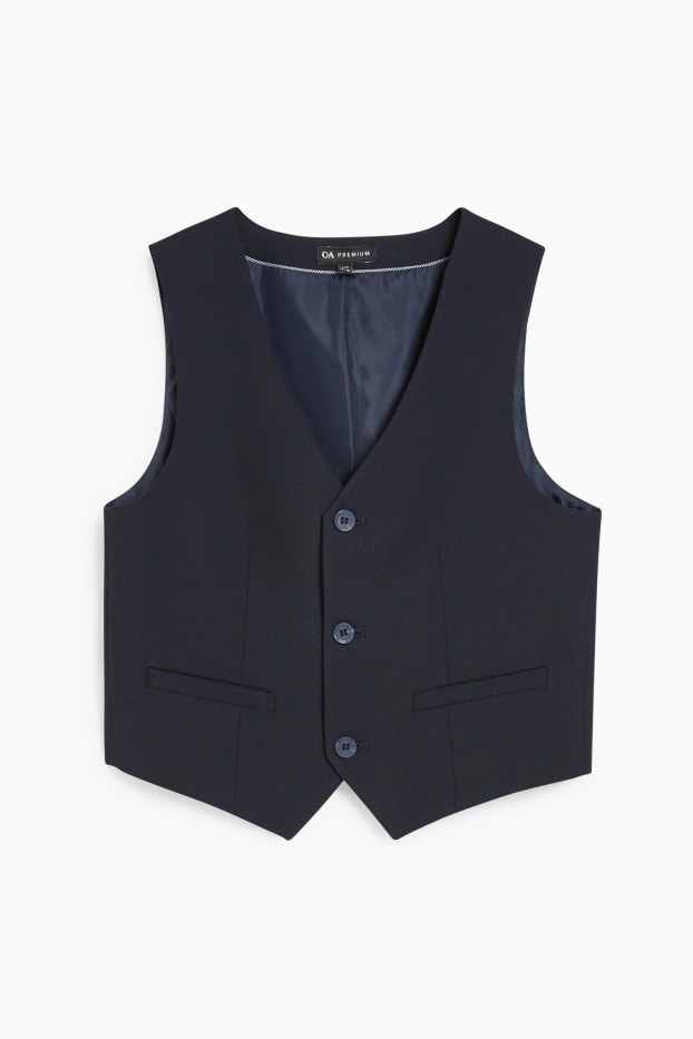 Children Boys - Mix-and-match waistcoat - stretch - LYCRA® - dark blue